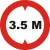 height limit sign,
