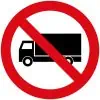 no heavy vehicle sign,