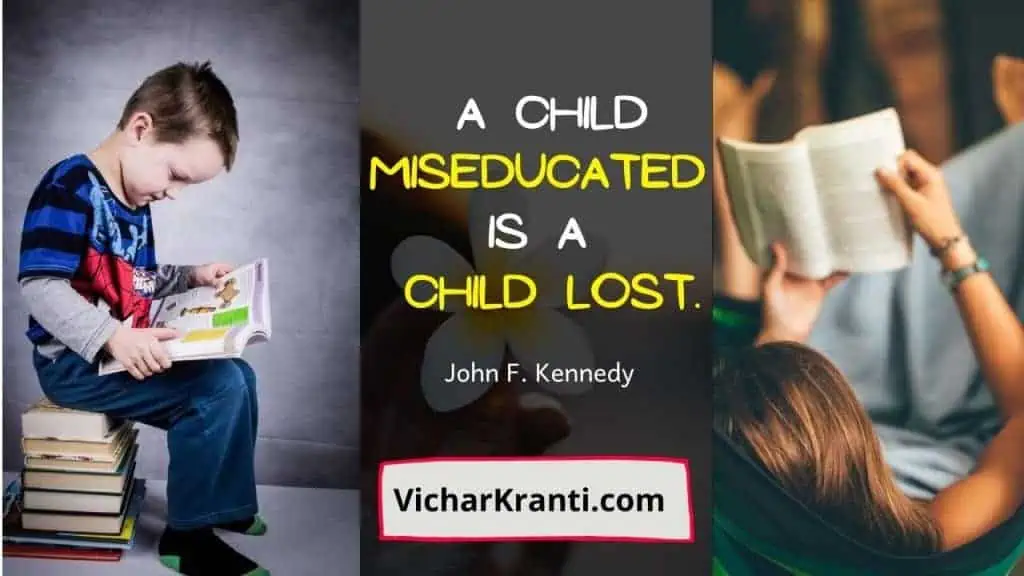 a child miseducated is a child lost, quotes, quotes on child,